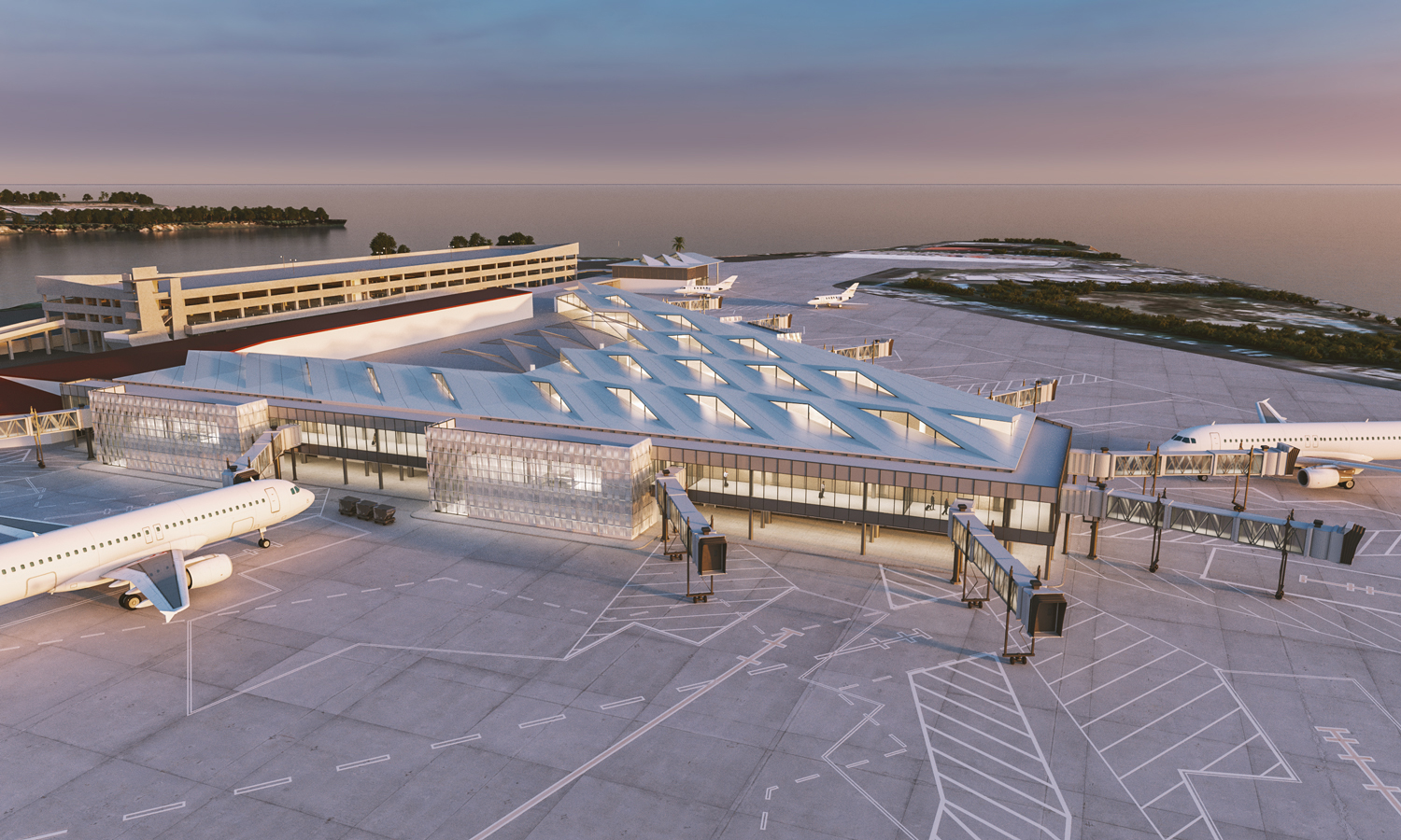Cyril E. King International Airport Expansion luis vidal + arquitectos