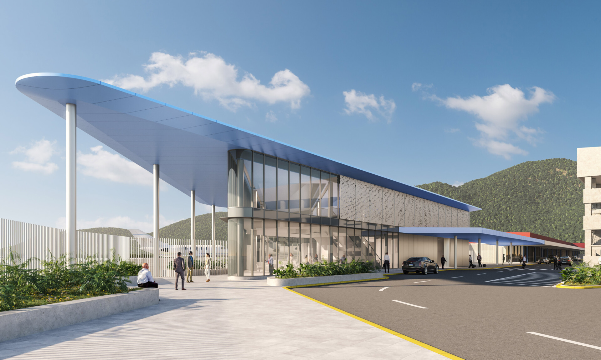 Cyril E. King International Airport Expansion luis vidal + arquitectos