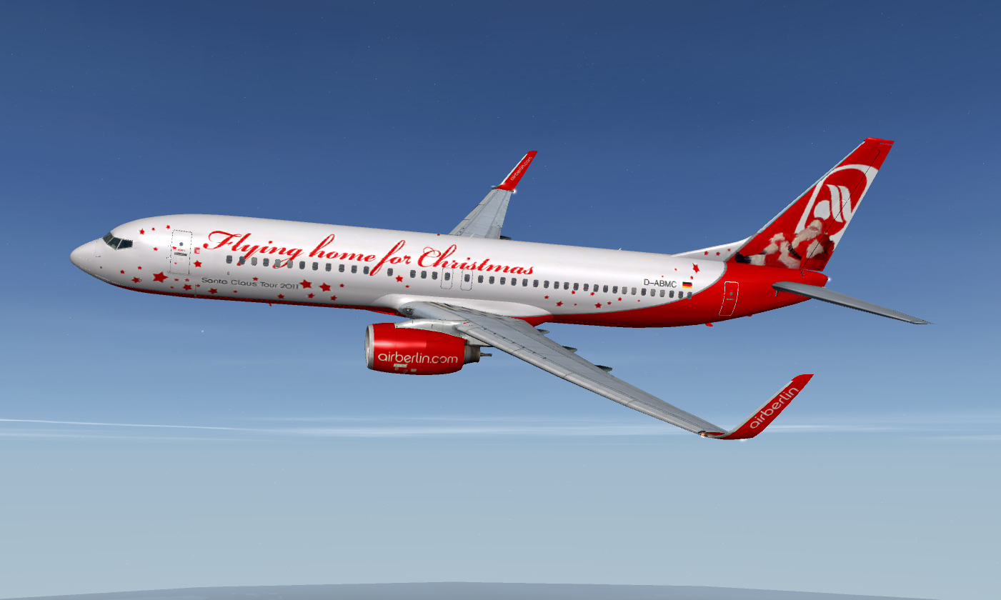 x737 airberlin Flying home for Christmas special c/s Aircraft Skins