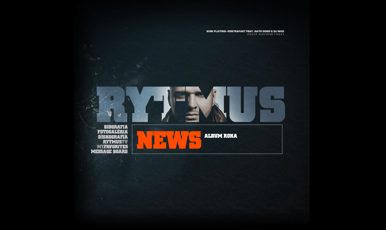 Rytmus z Kontrafaktu ma nový web IT Development