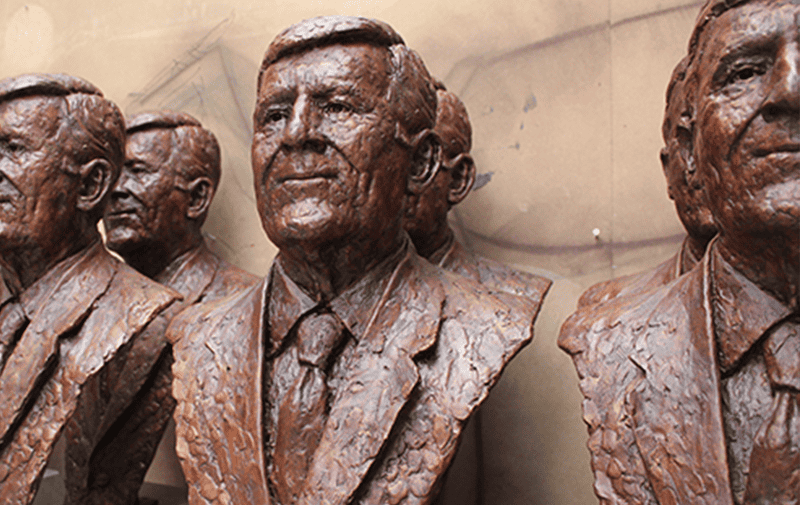 Chicago Booth Luke Shepherd Bronze Sculpture & Teacher