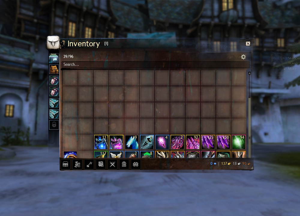 GW2 Game Inventory Wallet UX/UI Improvement Luke Dowding on the web