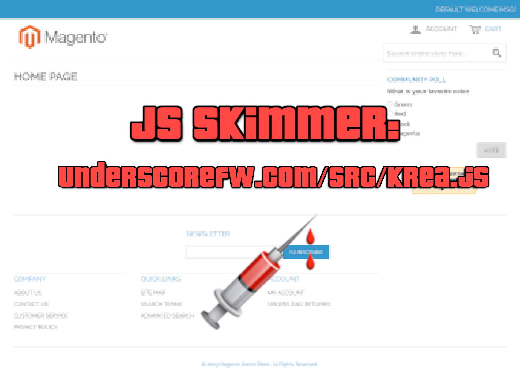 Magento PHP Injection Loads JS Skimmer Cybersecurity Research — Luke Leal