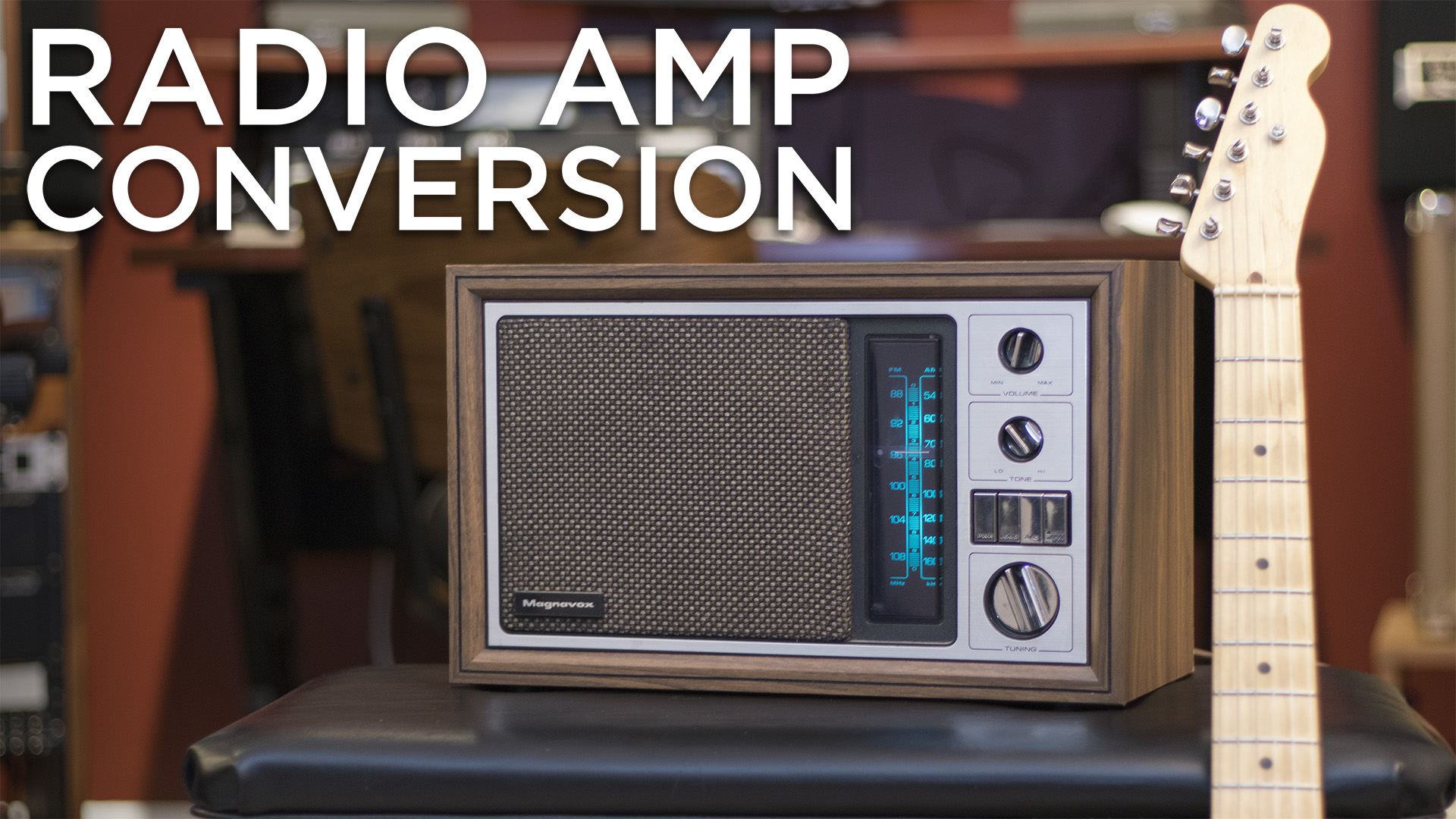 Radio Guitar Amp Conversion Luke Merwin Music