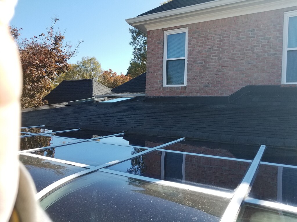 Calcium build up Trad Window Cleaning Luke The Window Cleaner