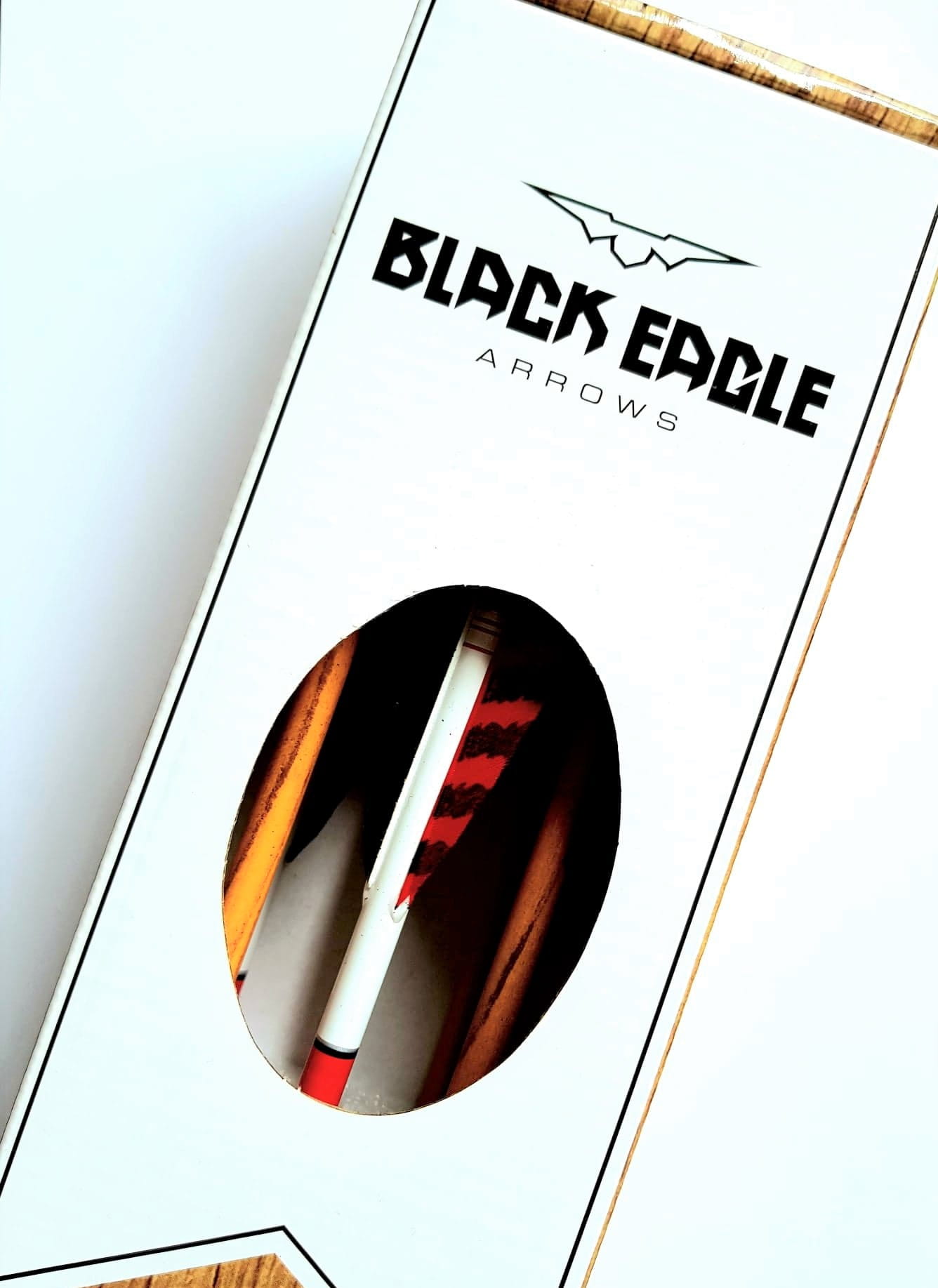 Komplet 6 szt. strzał Black Eagle VINTAGE parametr 500 red/black