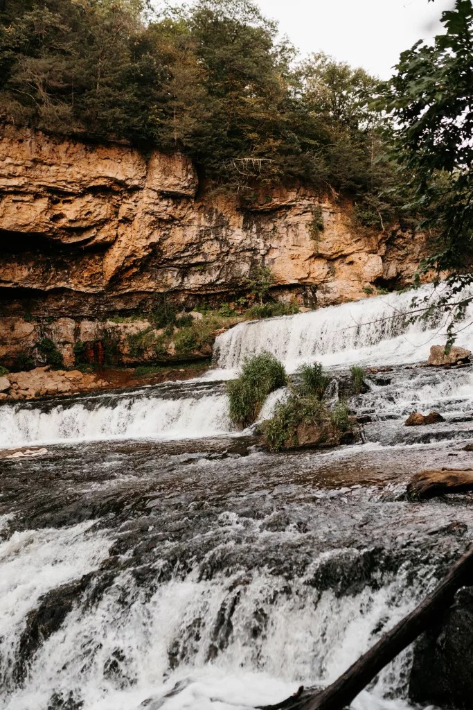 Willow River State Park waterfall