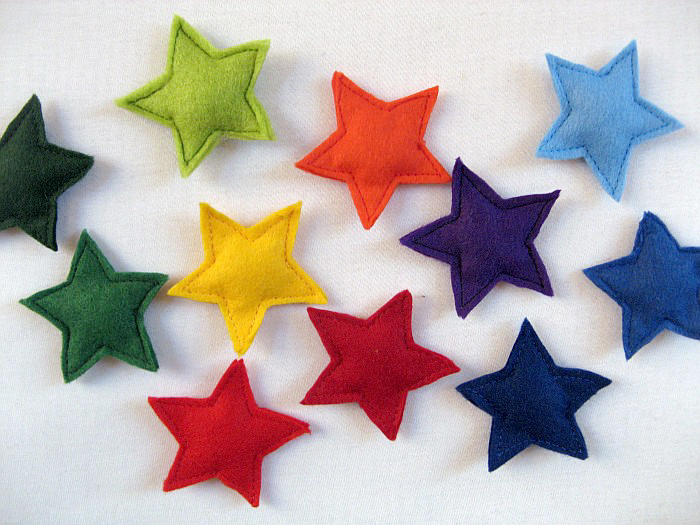 DIY Felt Star Garland Luloveshandmade