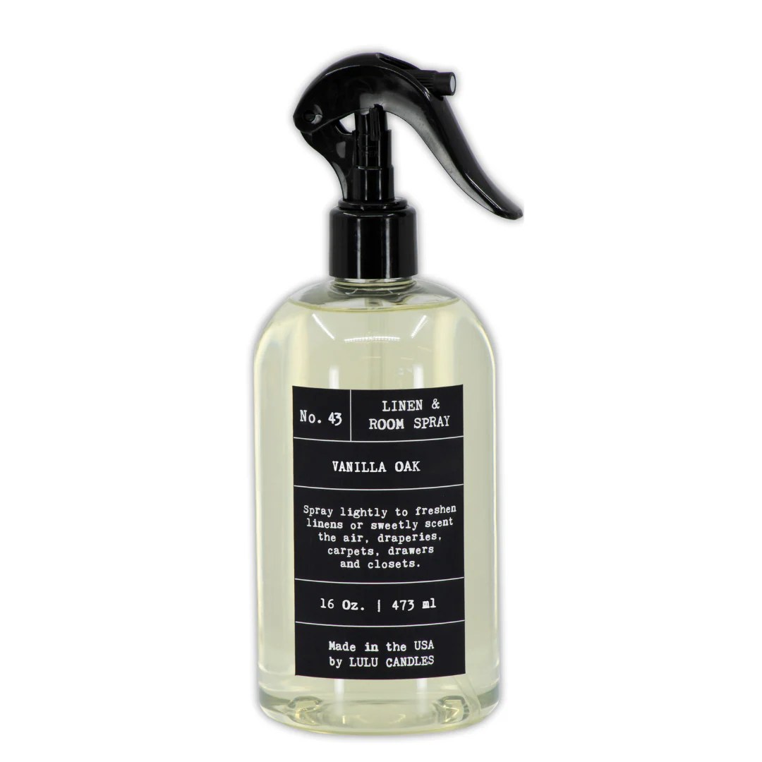 Vanilla Oak Luxury Room Spray 16 FL Oz. Lulu Candles