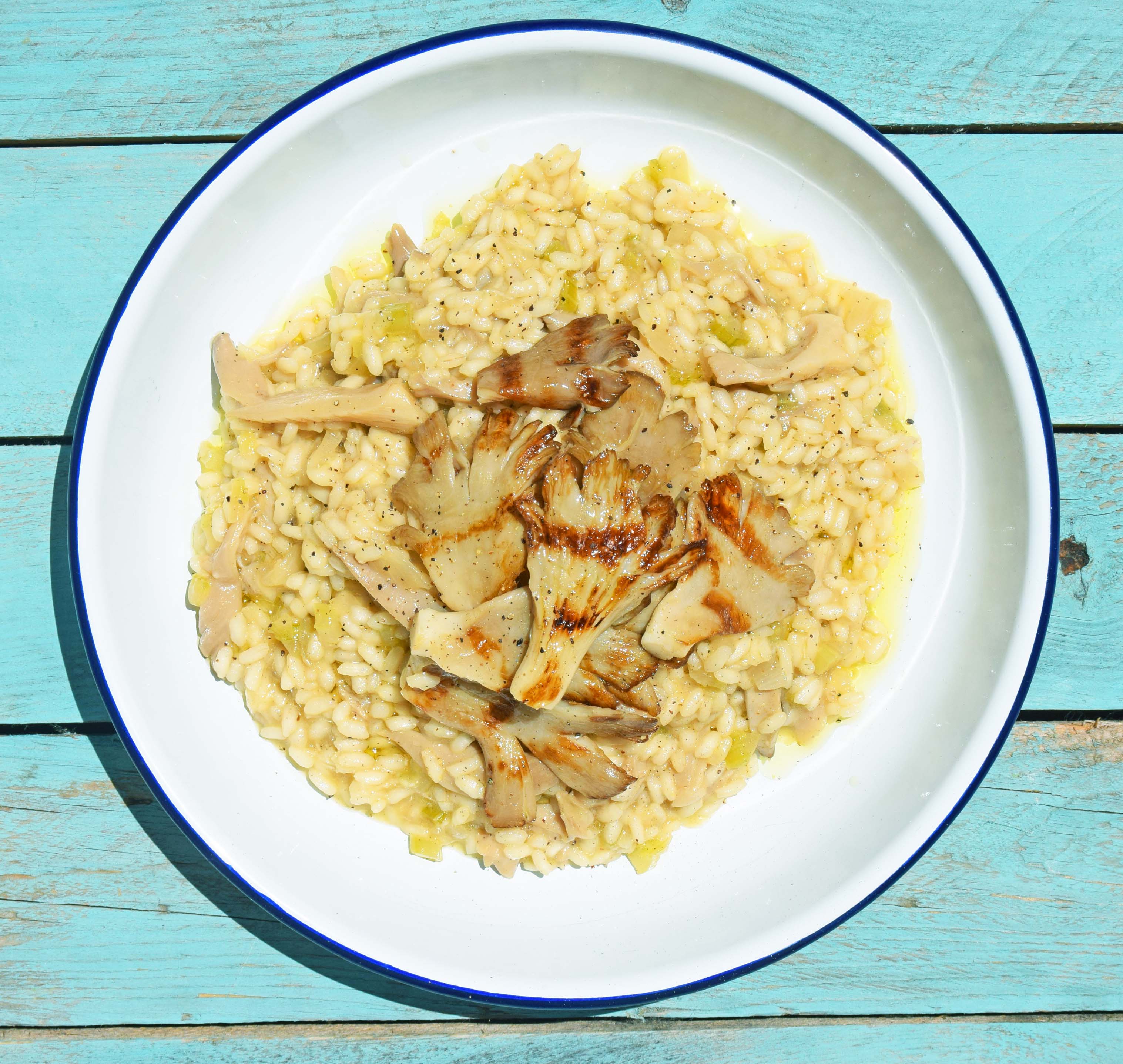 Oyster Mushroom Risotto