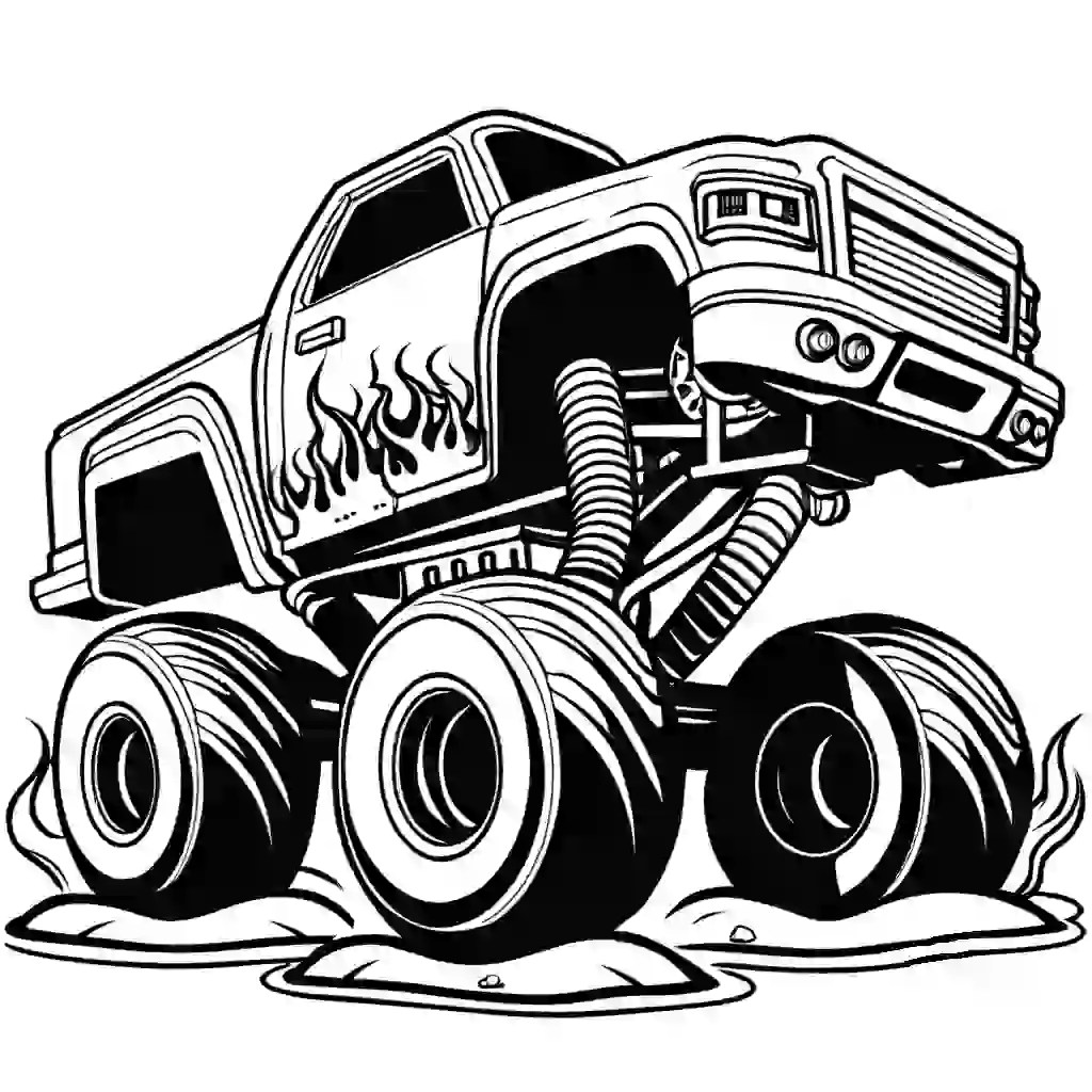 Top 27+ Photos monster+truck+coloring+pages Stunning