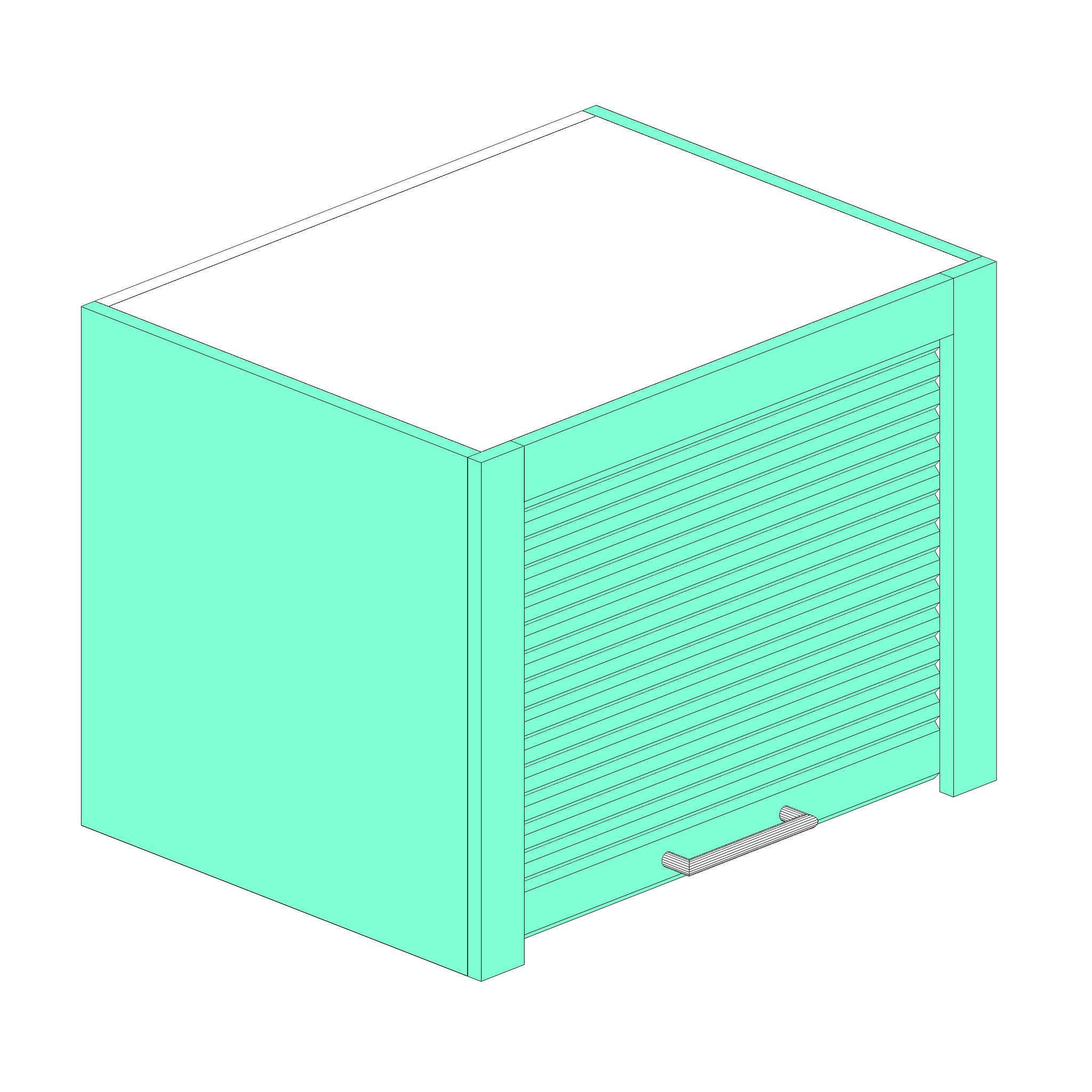 Wall Roller Door (Laminex Formwrap) Luma