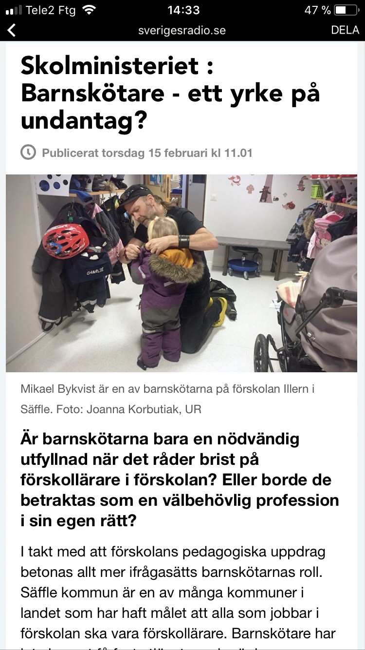 Barnskötarnas återupprättelse Tysta tankar