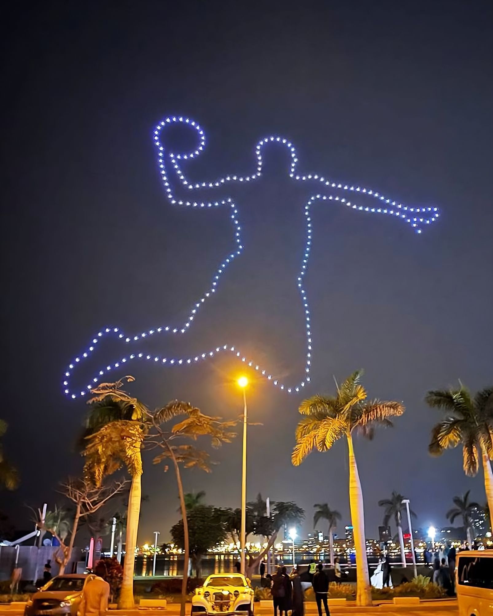 Firstever Drone Light Show in Angola Lumasky Drone Show