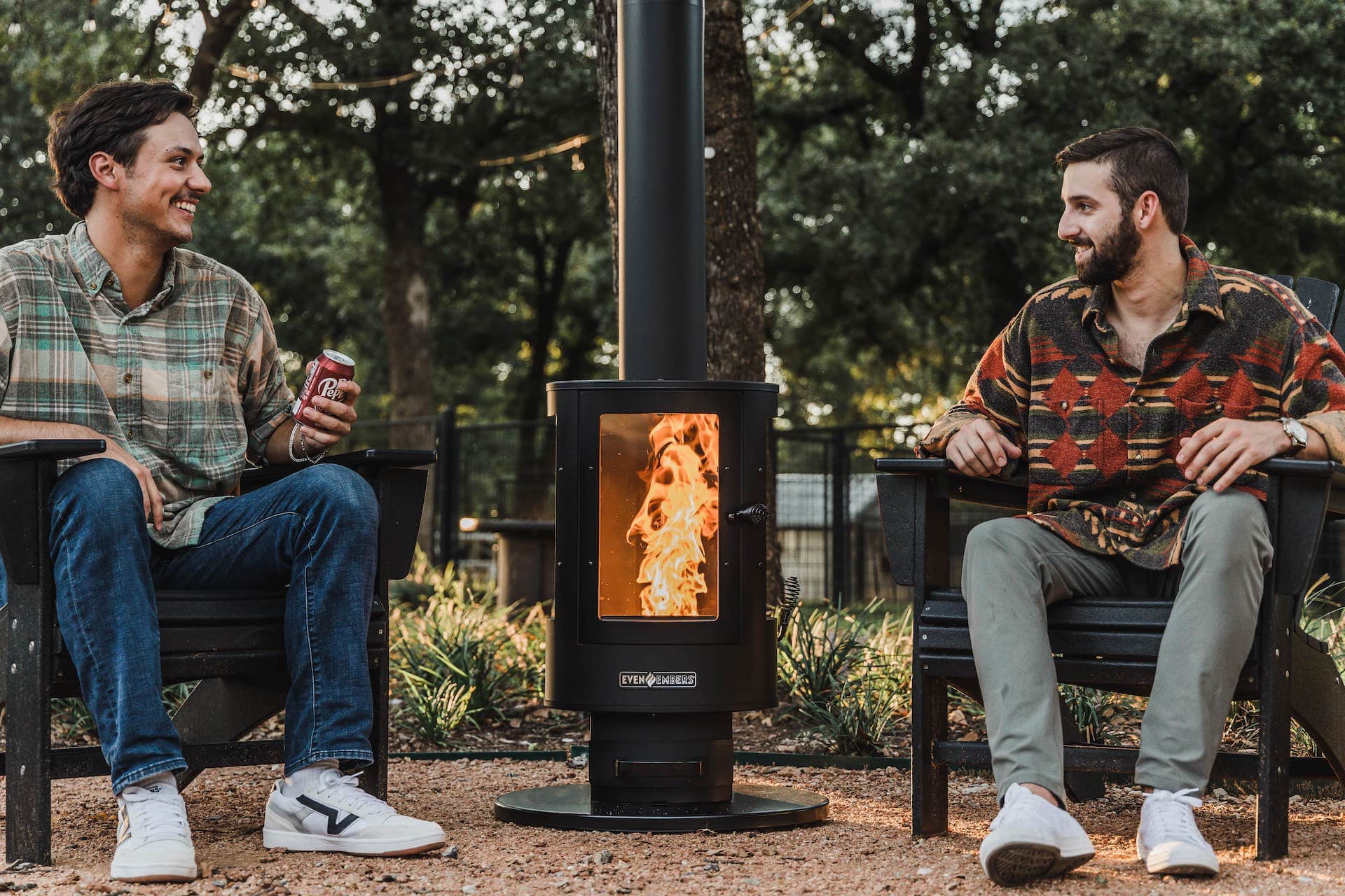 Even Embers Wood Pellet Patio Heater Lumberjack Distributor Canada