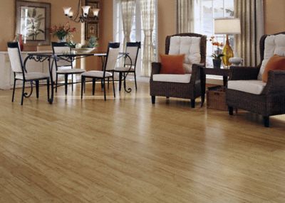 Morning Star XD 1/2" x 5" Natural Click Strand Bamboo Lumber Liquidators Flooring Co.