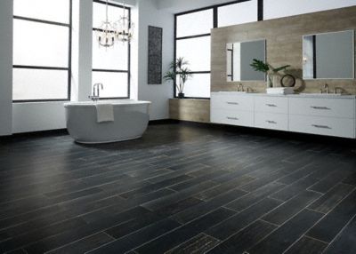 36" x 6" Iron Gate Oak Porcelain Tile Avella XD Lumber Liquidators