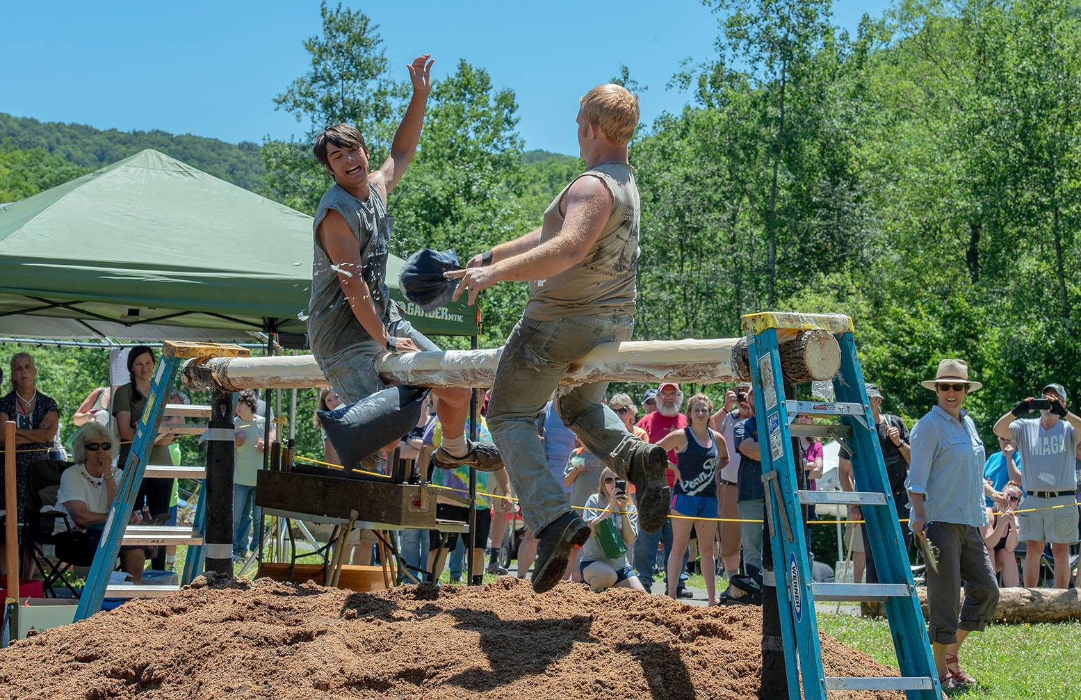 Bark Peelers' Festival 2018 Champion Barkpeeler Pennsylvania Lumber