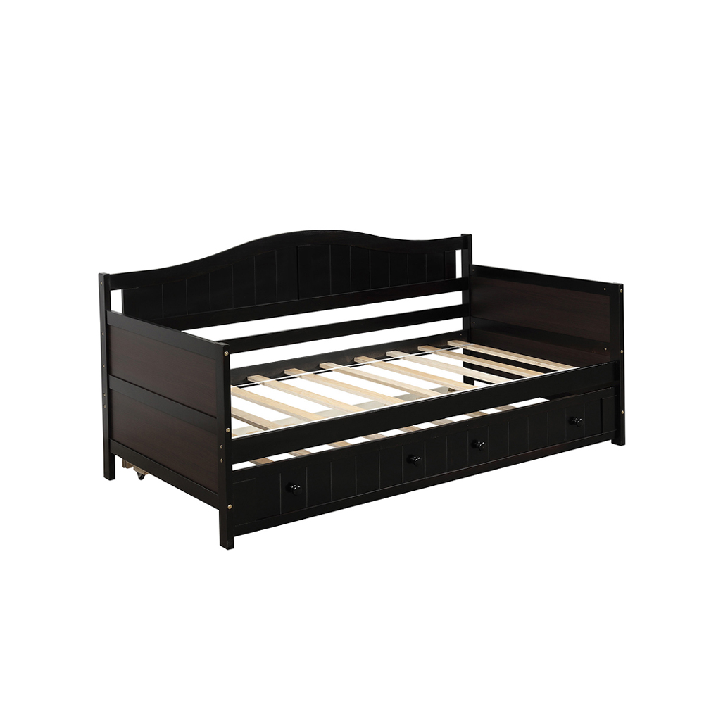 Best Daybed for Sale Twin Size Wooden Sofa Bed with Trundle for