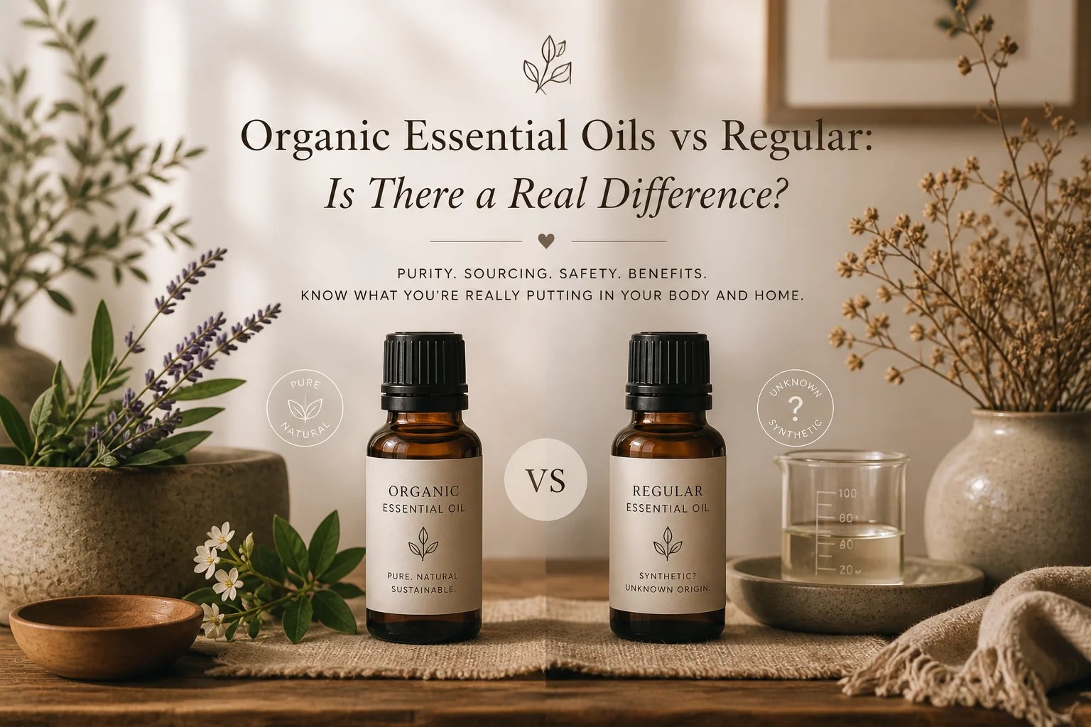 Organic Essential Oils vs Regular Is There a Real Difference?