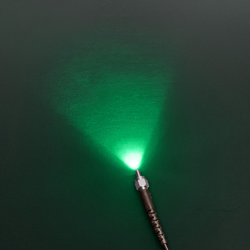 Fibercoupled LED Photocuring acrylatebased dental resins