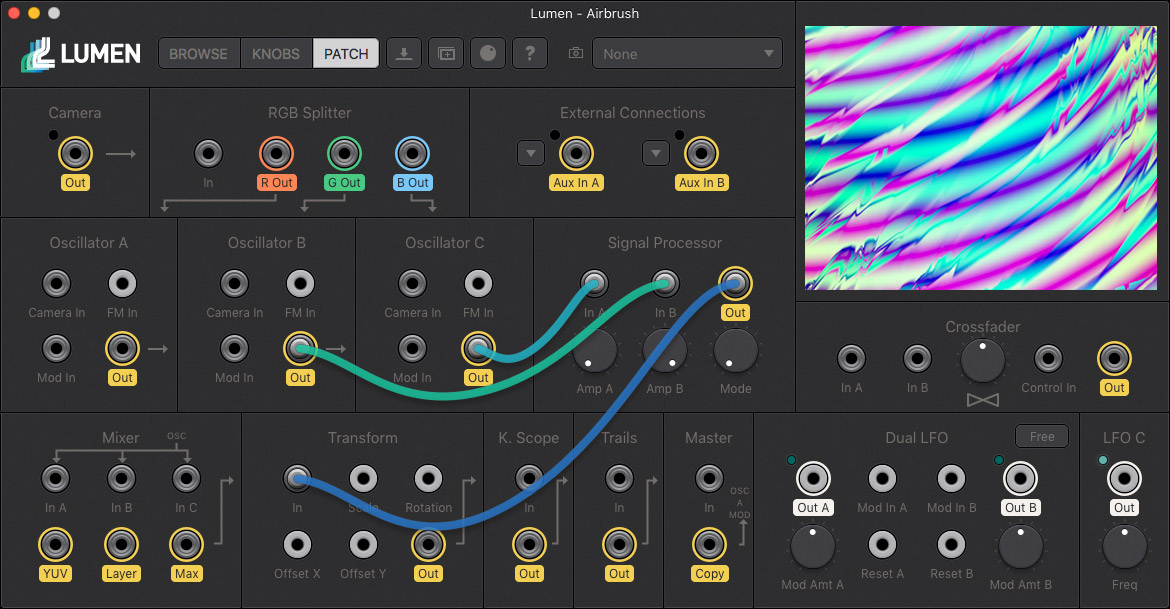 Lumen AnalogStyle Video Synth for Mac