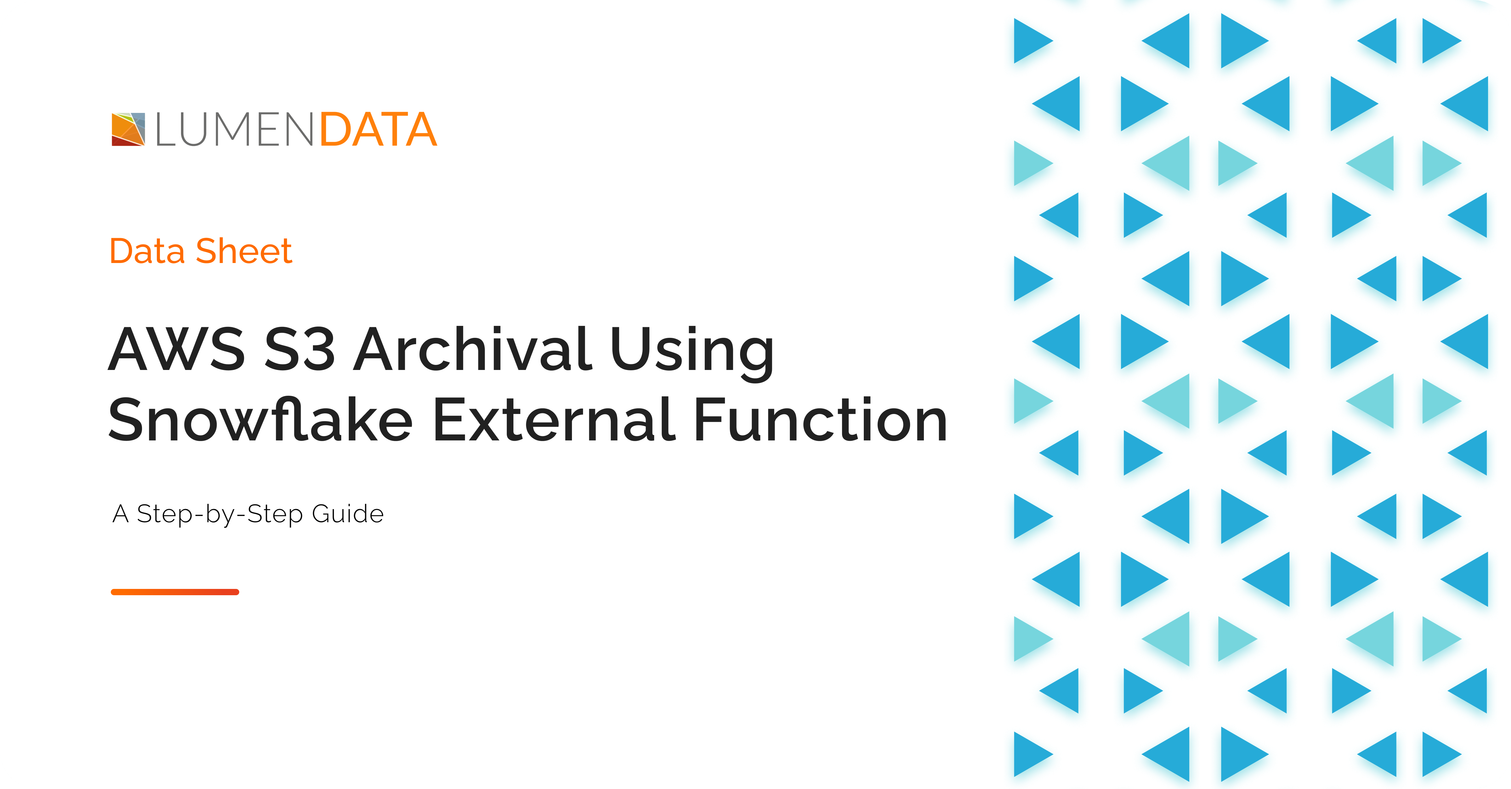 AWS S3 Archival Using Snowflake External Function