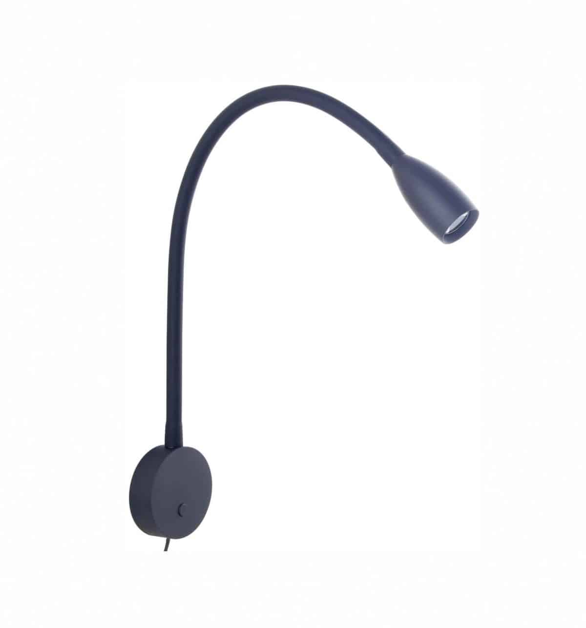 Dimmable Headboard/Wall Mount Reading Light with USB Charger (A1 Pro)