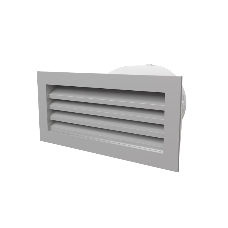 Brick Sized Vent Premium Aluminium External Vent With Duct Adaptor