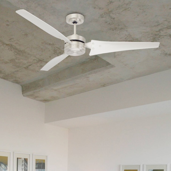 Emerson Loft Ceiling Fan 60″ in Brushed Steel Lumera Living Australia