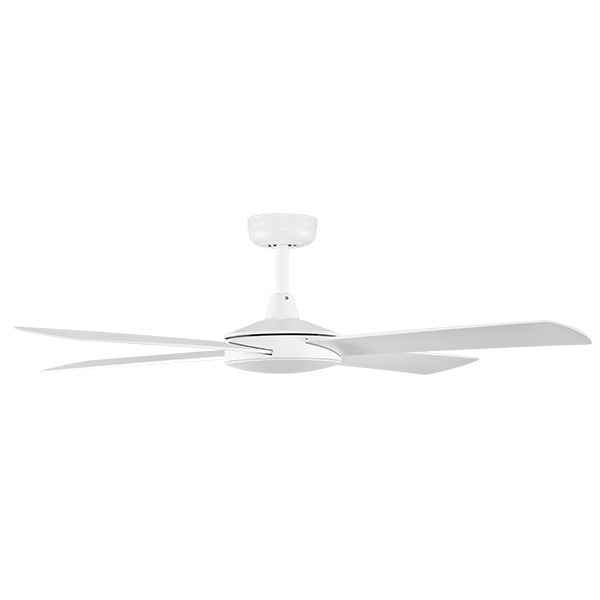 Eco Silent Deluxe DC Ceiling Fan 56″ with Wall Control (White)