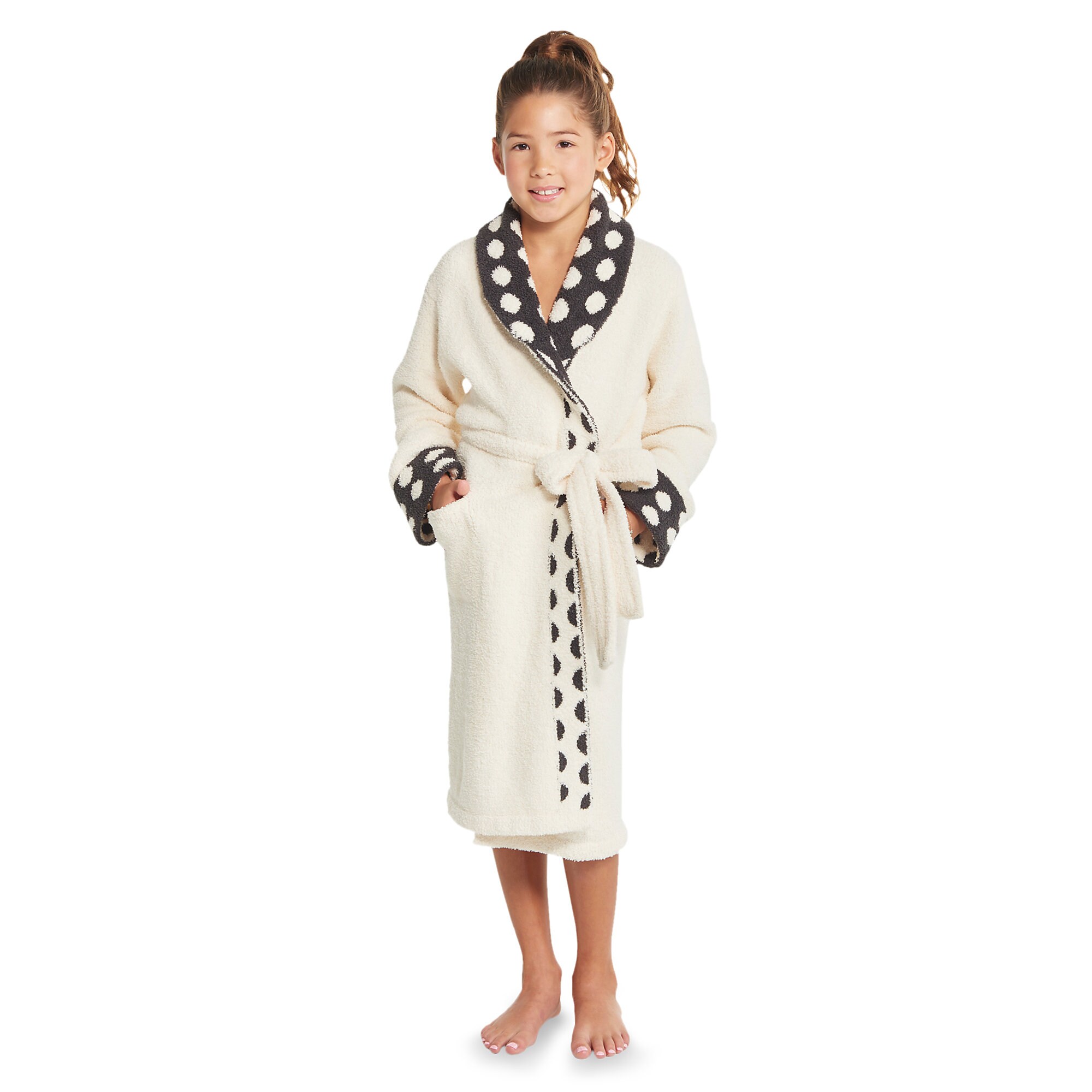 Minnie Mouse Robe for Tweens by Barefoot Dreams now available Dis
