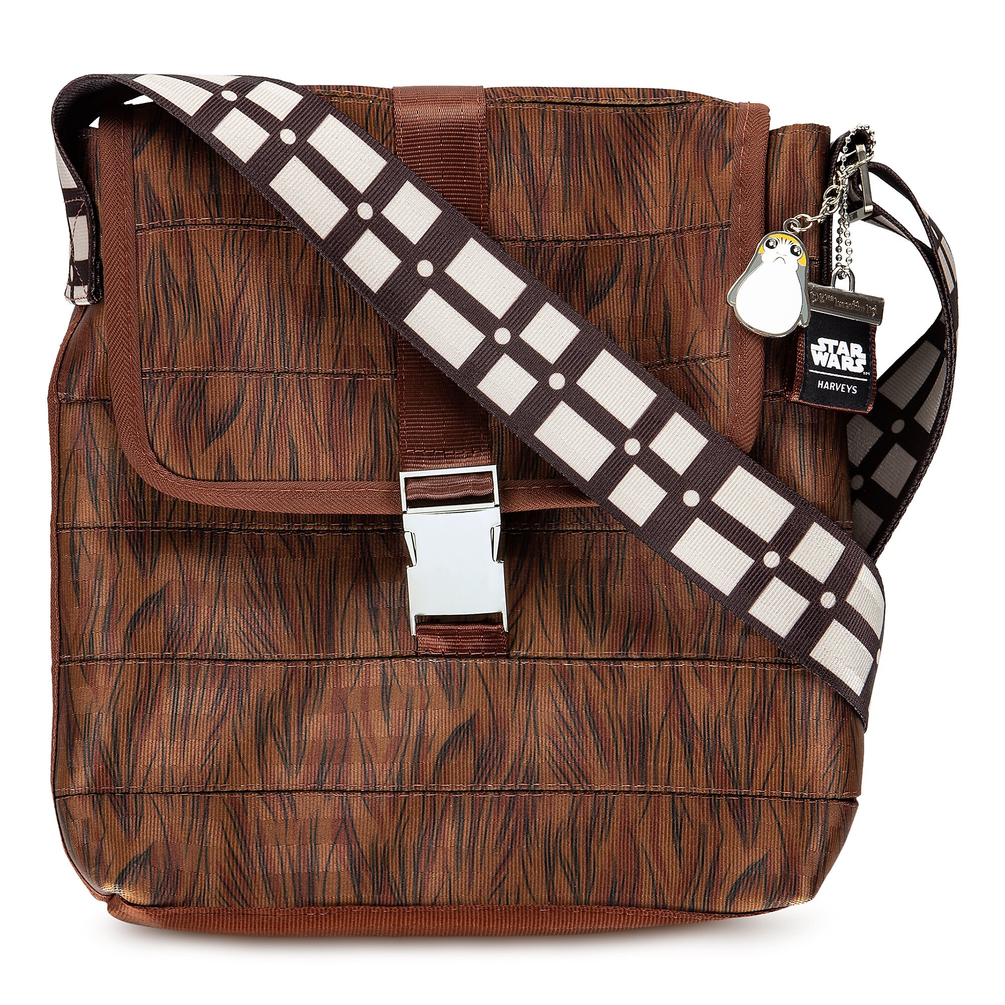 6 rows mens messenger bag 15.6 inch waterproof vintage genuine leather waxed canvas. Star wars chewbacca messenger bag disney park simulated leather galaxys edge new. Chewbacca Messenger Bag by Harveys Star Wars now available for