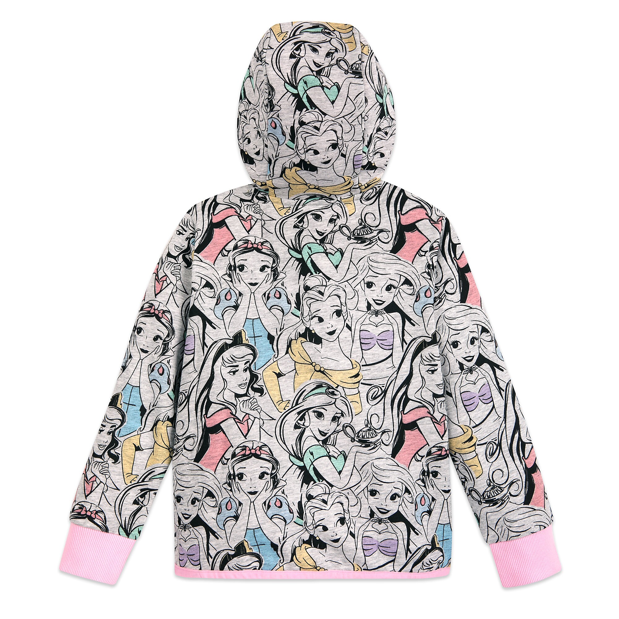Disney Princess ZipUp Hoodie for Kids available online for purchase