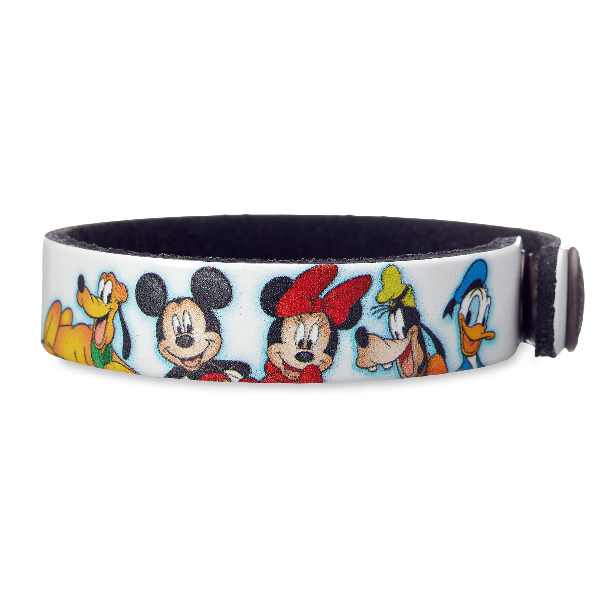 Mickey Mouse and Friends Leather Bracelet Personalizable now out for