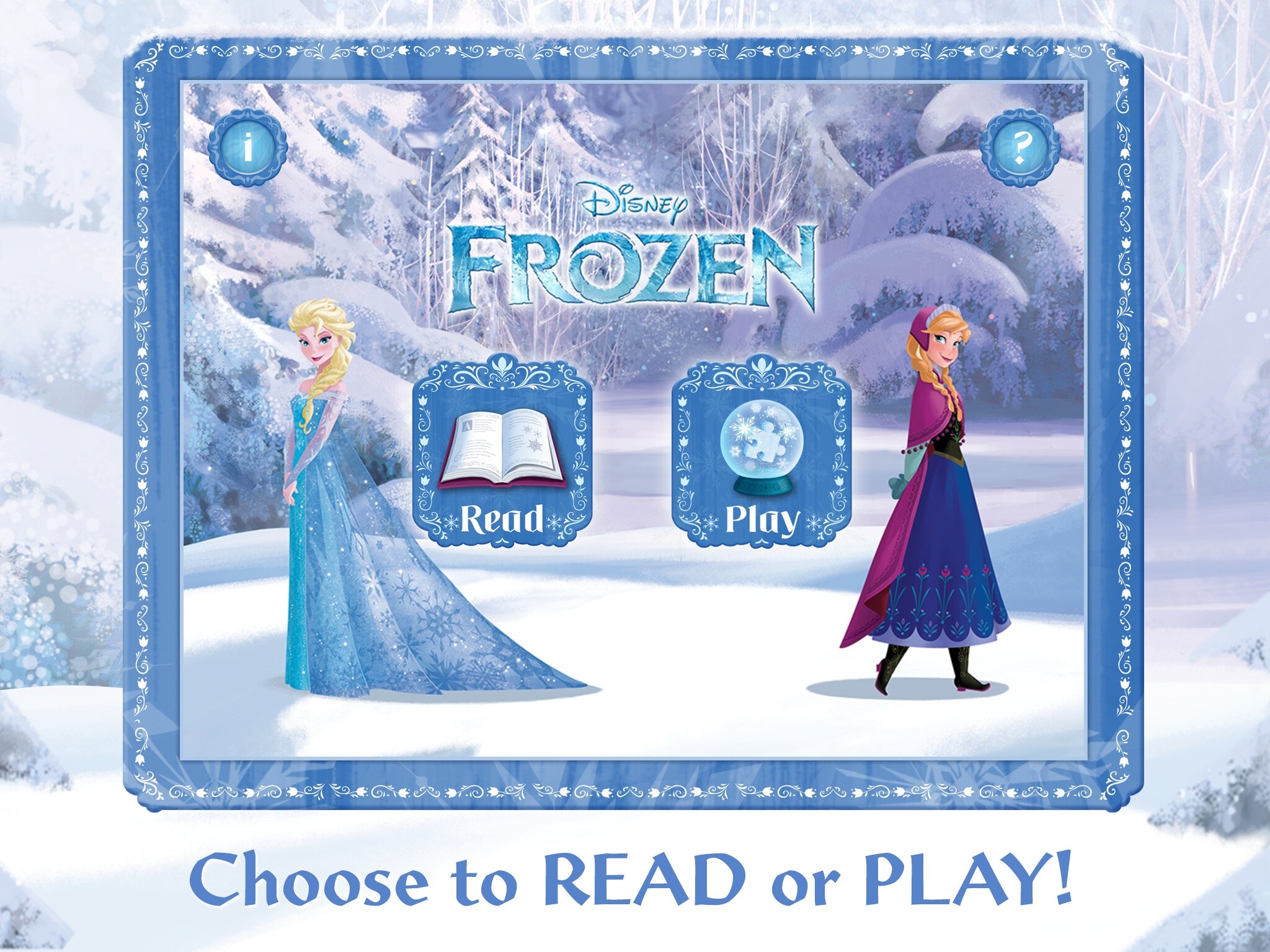 Frozen Storybook Deluxe Screenshots Disney Games Thailand