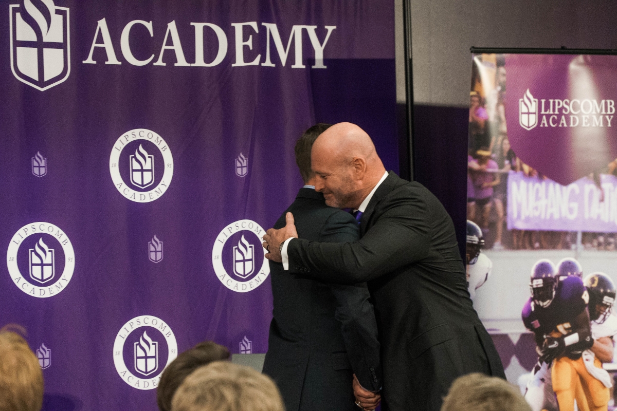 Academy football coach Trent Dilfer press conference gallery