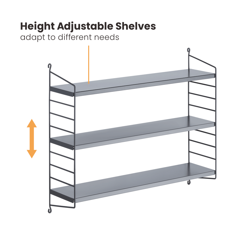 China 3Tier Steel Floating Shelf Supplier and Manufacturer Sollent.cn