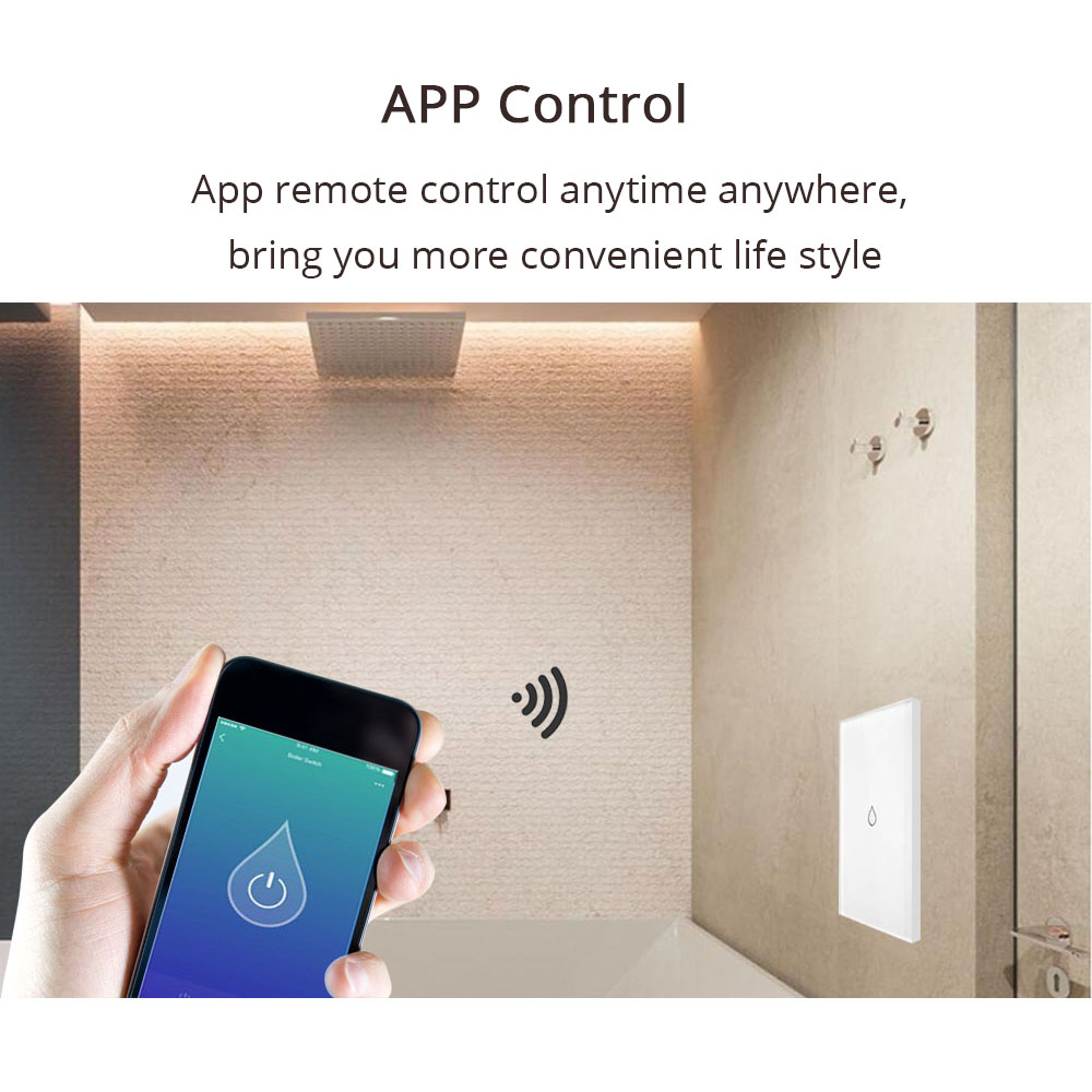 Lumive Smart Water Heater Switch Alexa Switch [20A,4400W] Lumive