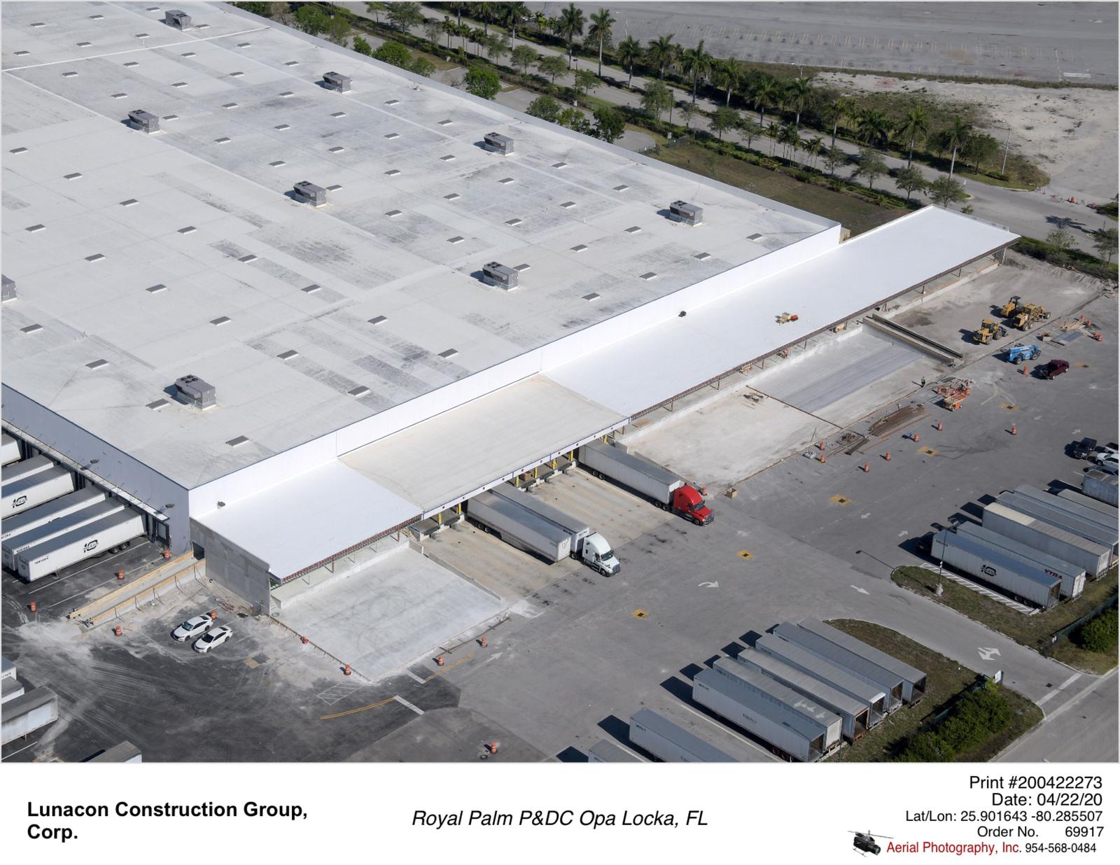 USPS Royal Palm P&DC Dock Expansion Lunacon Construction Group