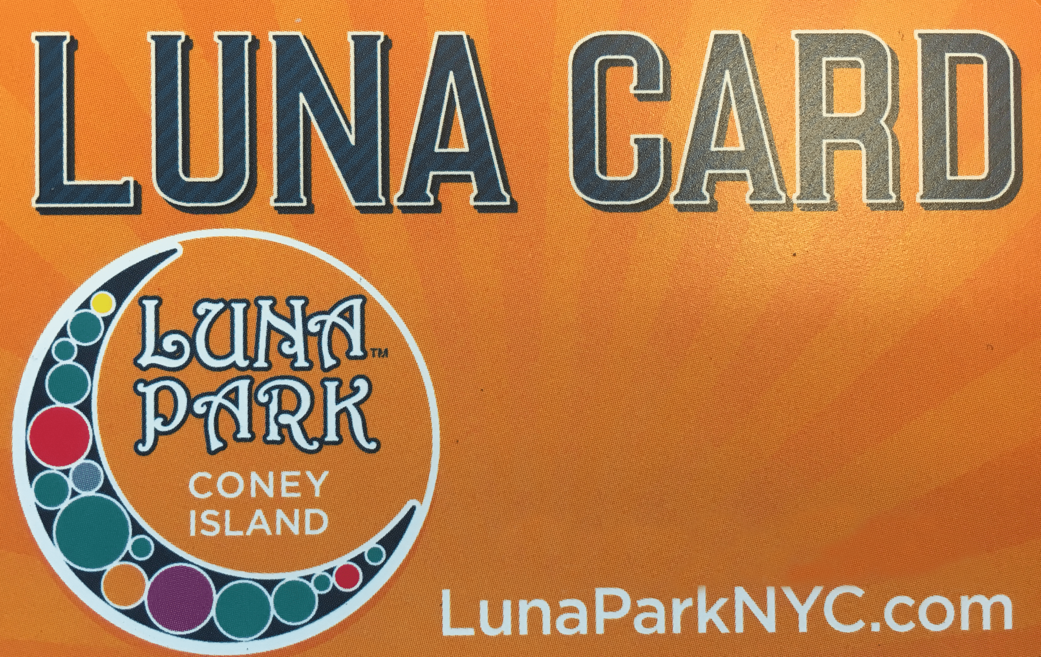 Luna Card - Luna Park In Coney Island
