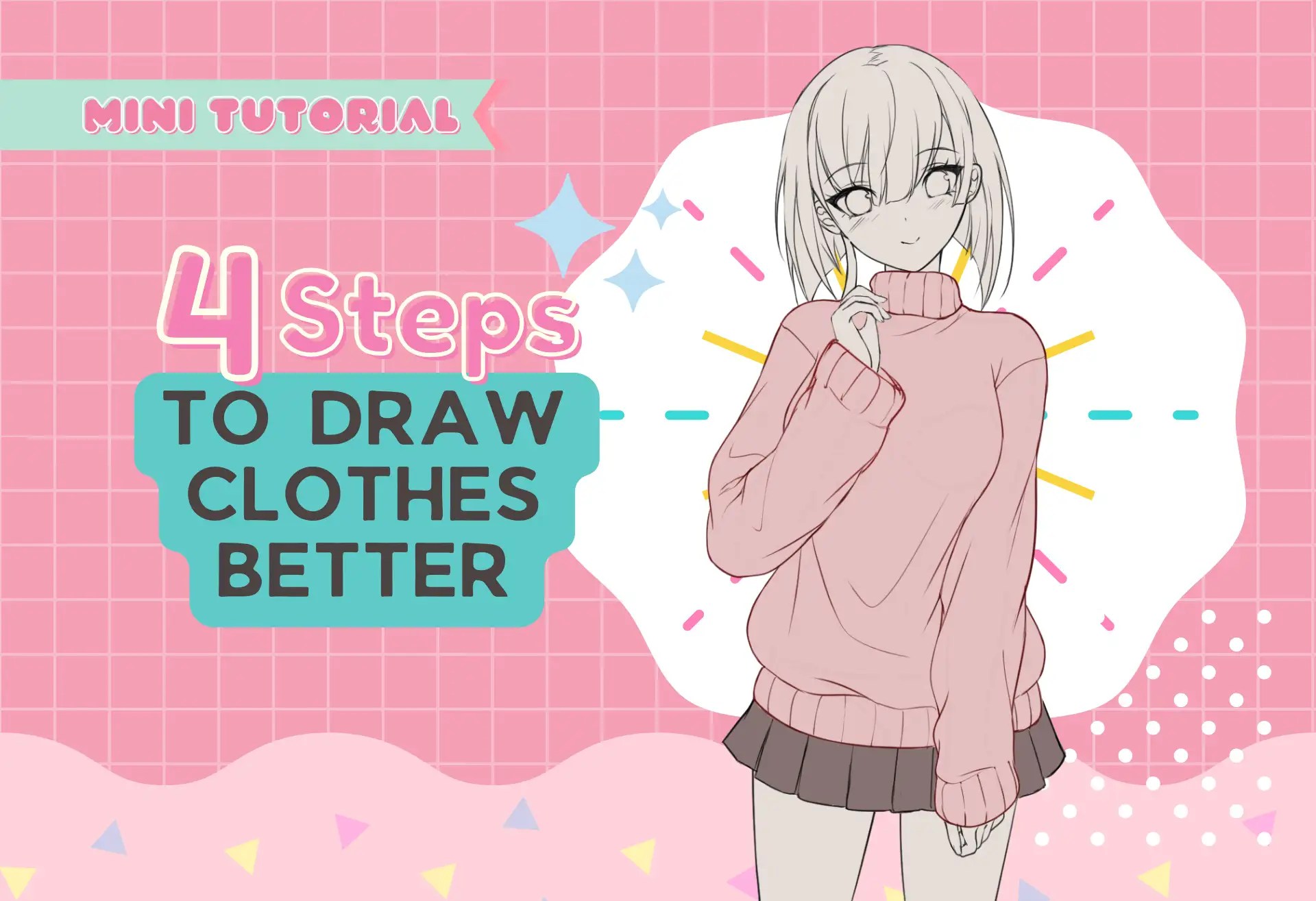 How To Draw Anime Girl Clothes Step By Step