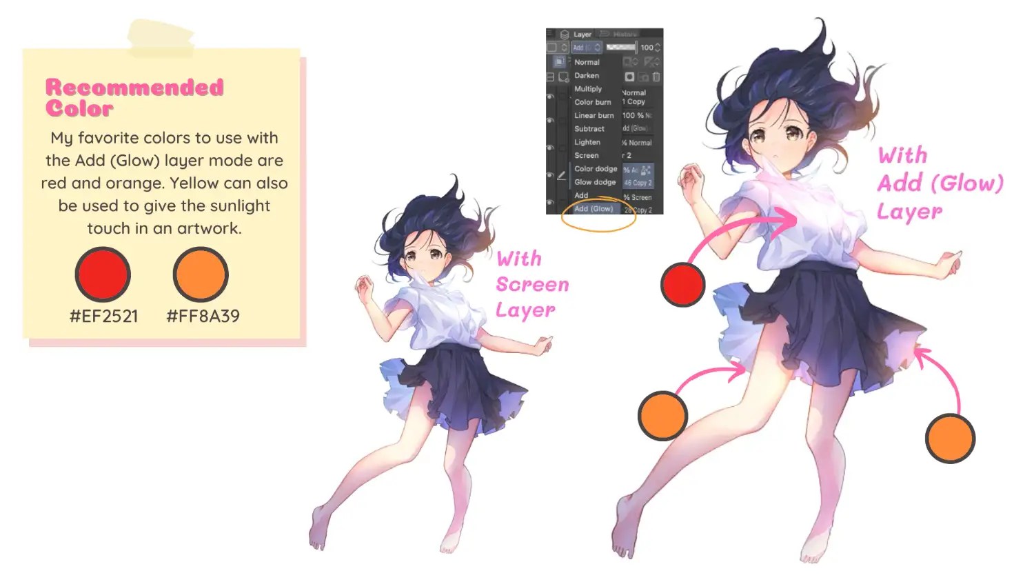 Tips to Use Layer Mode in Clip Studio Paint LUNAR ★ MIMI