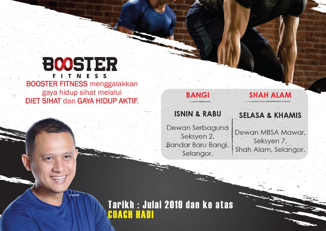Program Group Workout Booster Tujuh 7 Cara Kuruskan Badan Dan Sihat Bersama Lunastory Com
