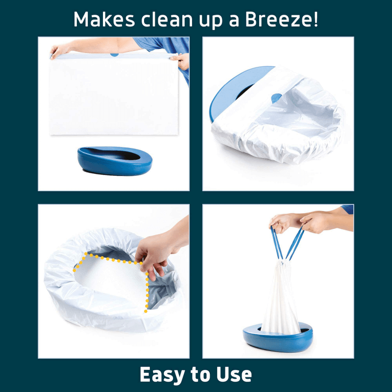 Bedpan Liners with Absorbent Pads Lunderg