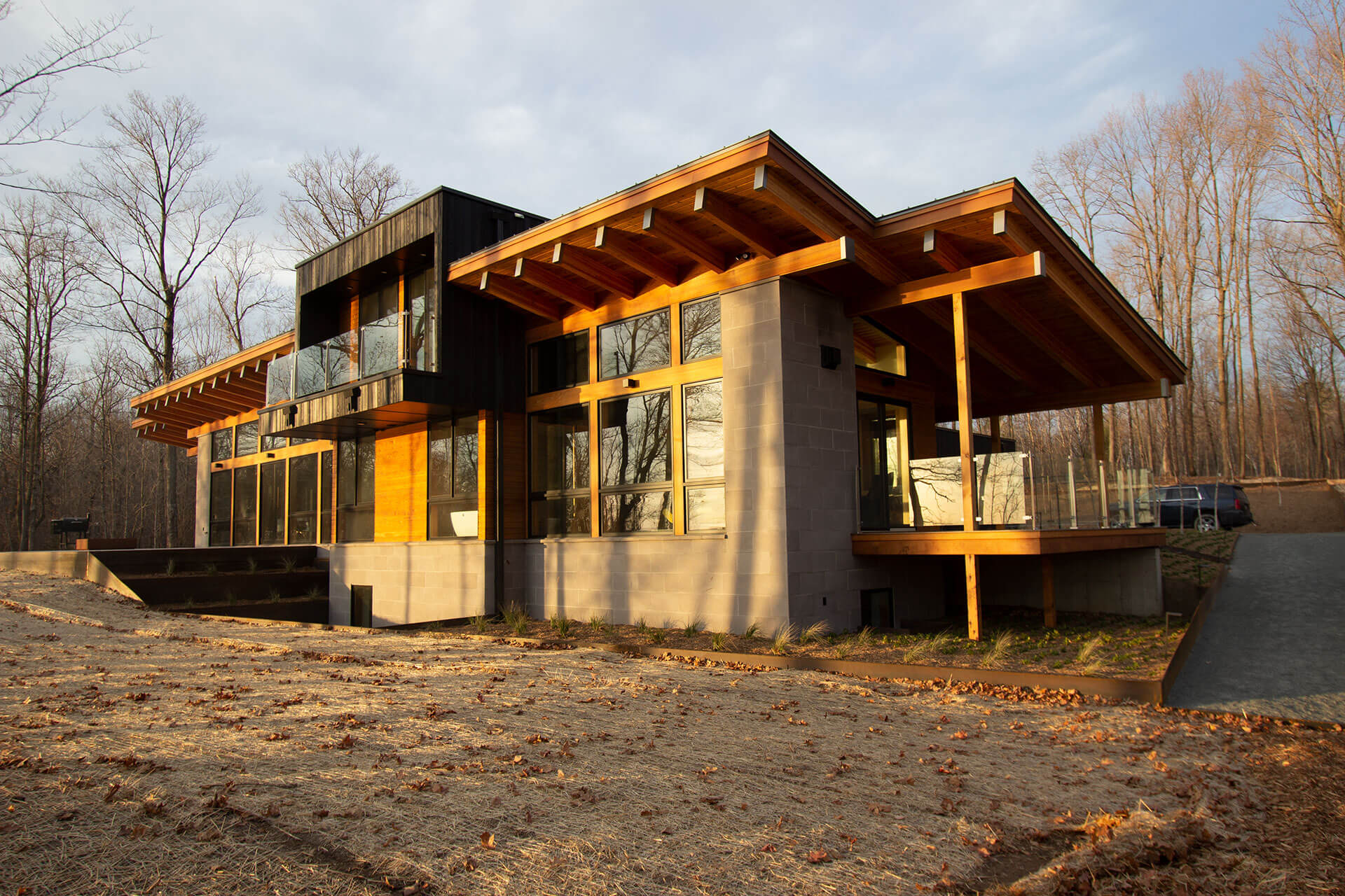 Red Cedar Lake home Lundin Architects LLC