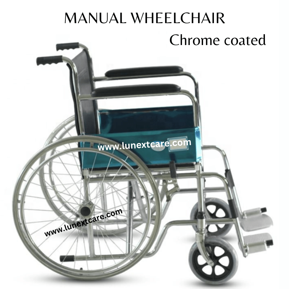 MANUAL WHEELCHAIR Chennaichrome coated premiumBest price No1 Lunext