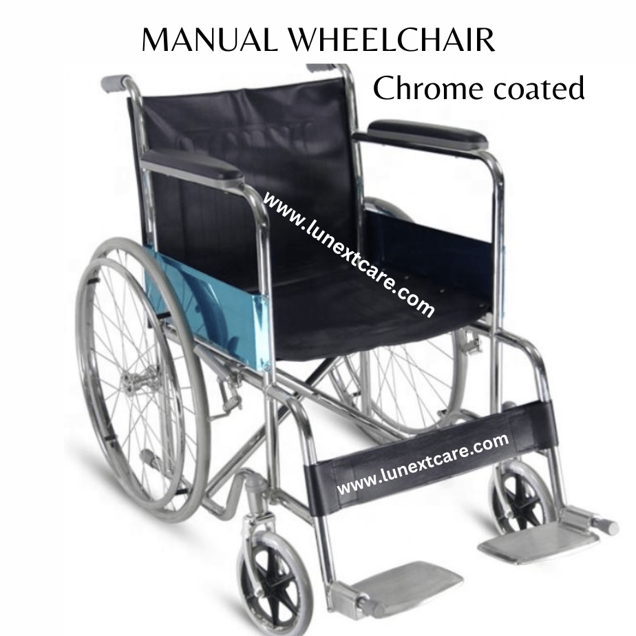MANUAL WHEELCHAIR Chennaichrome coated premiumBest price No1 Lunext