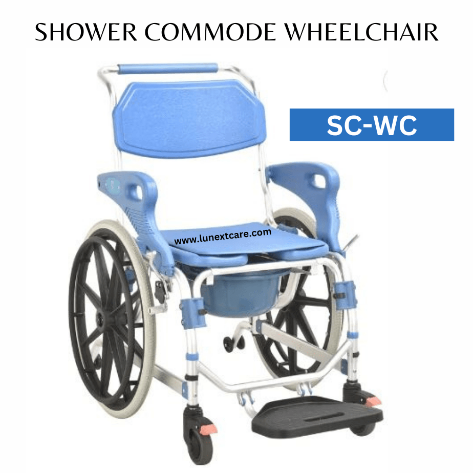 SHOWER COMMODE WHEELCHAIR indiamodel SCWC Best price NO1 Lunext