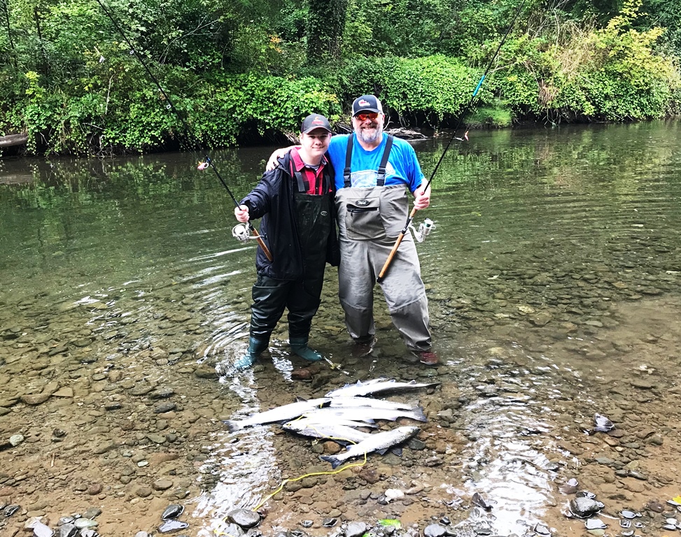 2020 Coho fishing on the Big Quil The Lunkers Guide